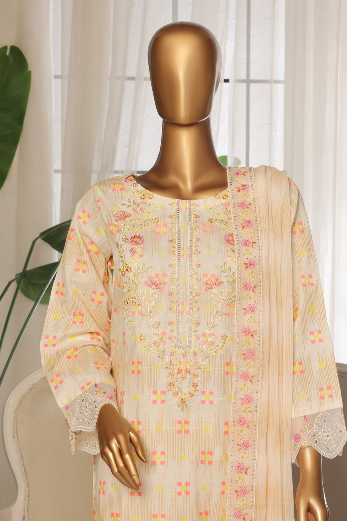 Khoobsurat By Anaya Noor Fine Jacquard Lawn 3-PC
