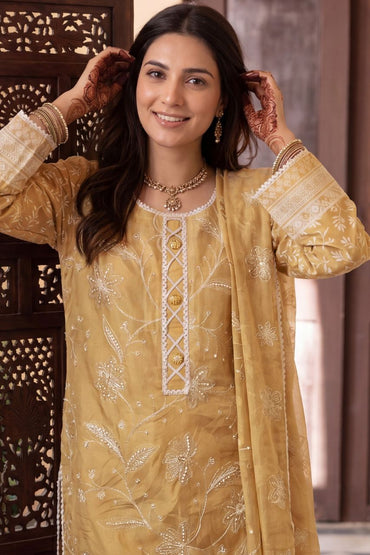 Fatima Bano By Payal Luxury Emb & Printed Lawn 3PC