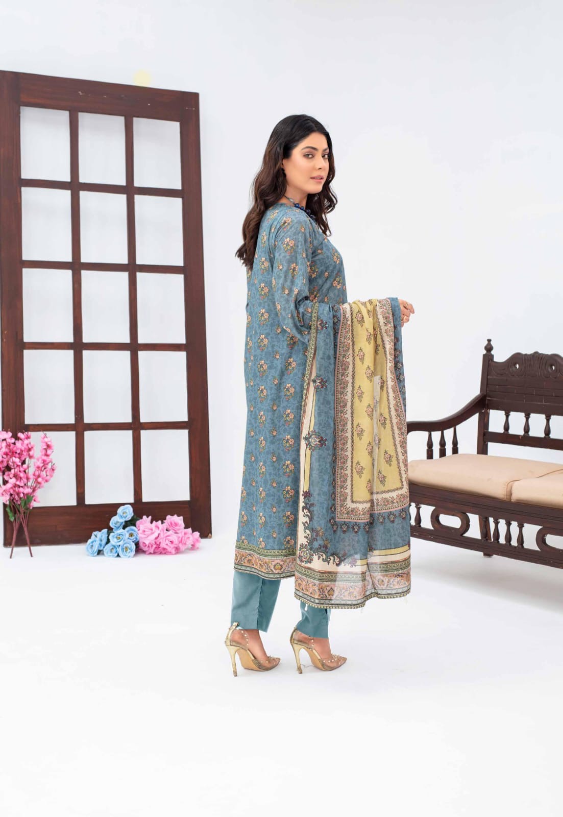 Mahi Digital Printed Lawn 3-PC