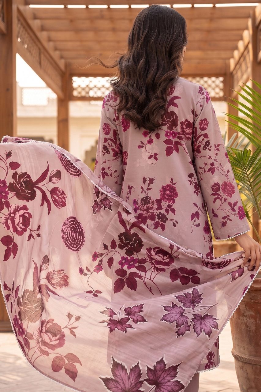 Fatima Bano By Misaal Luxury Emb & Printed Lawn 3PC