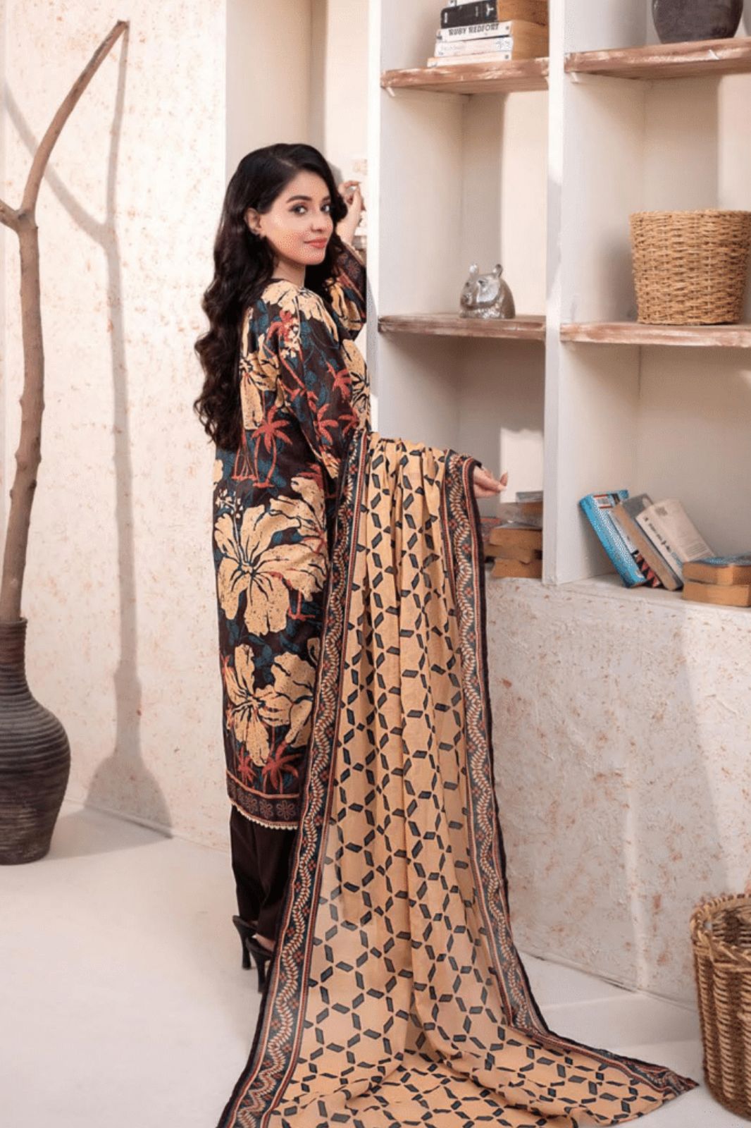 Zesh Airjet Printed Lawn 3-PC