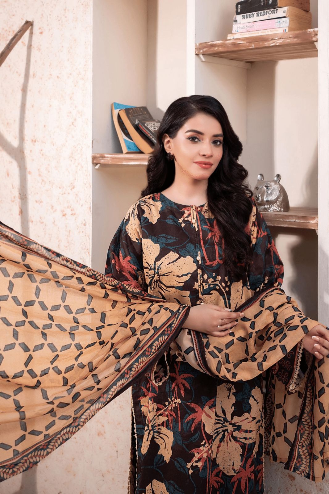 Zesh Airjet Printed Lawn 3-PC