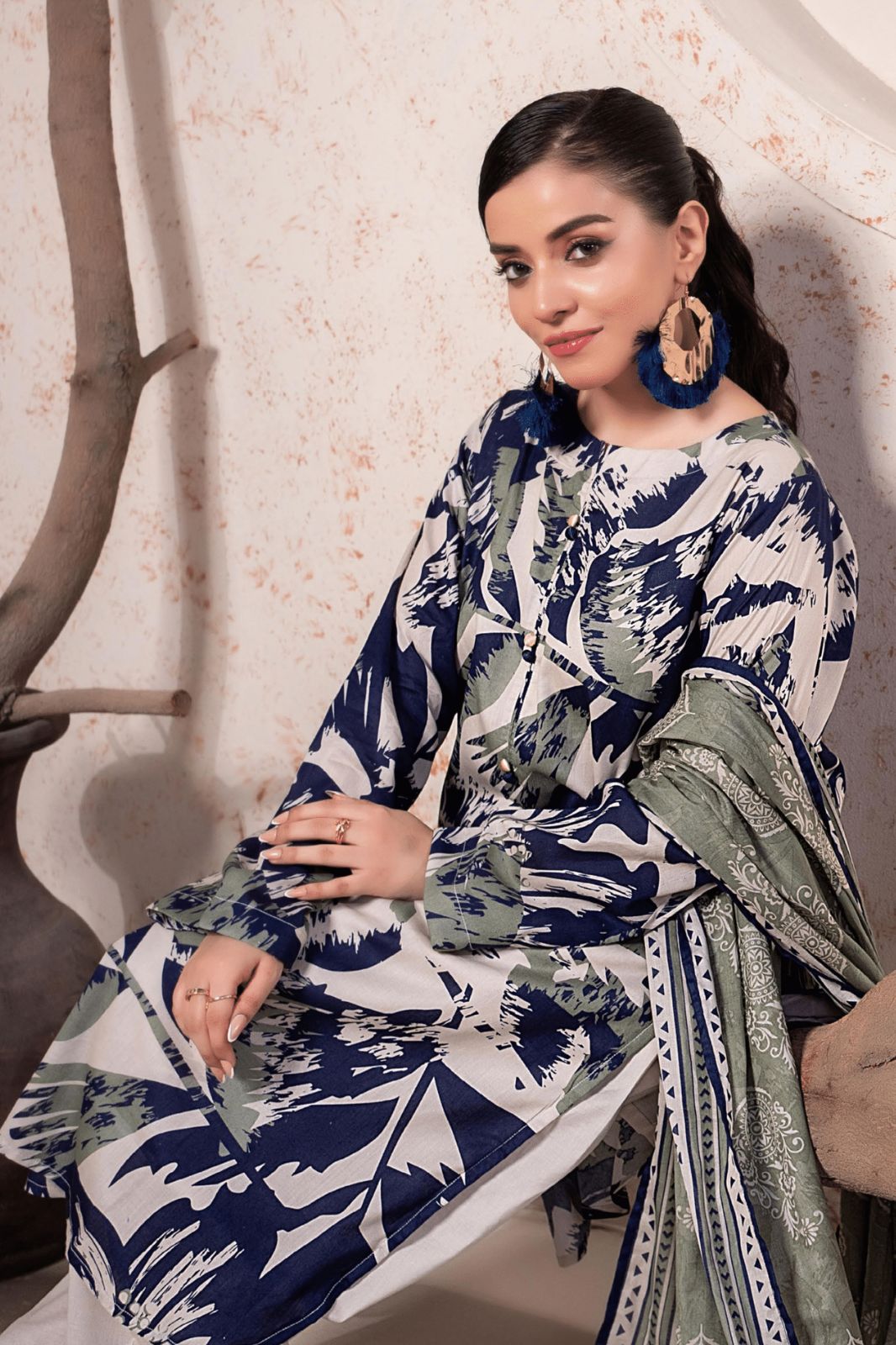 Zesh Airjet Printed Lawn 3-PC