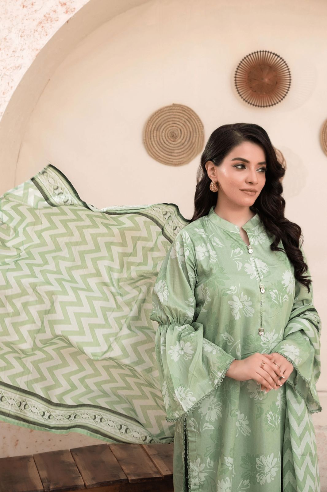 Zesh Airjet Printed Lawn 3-PC