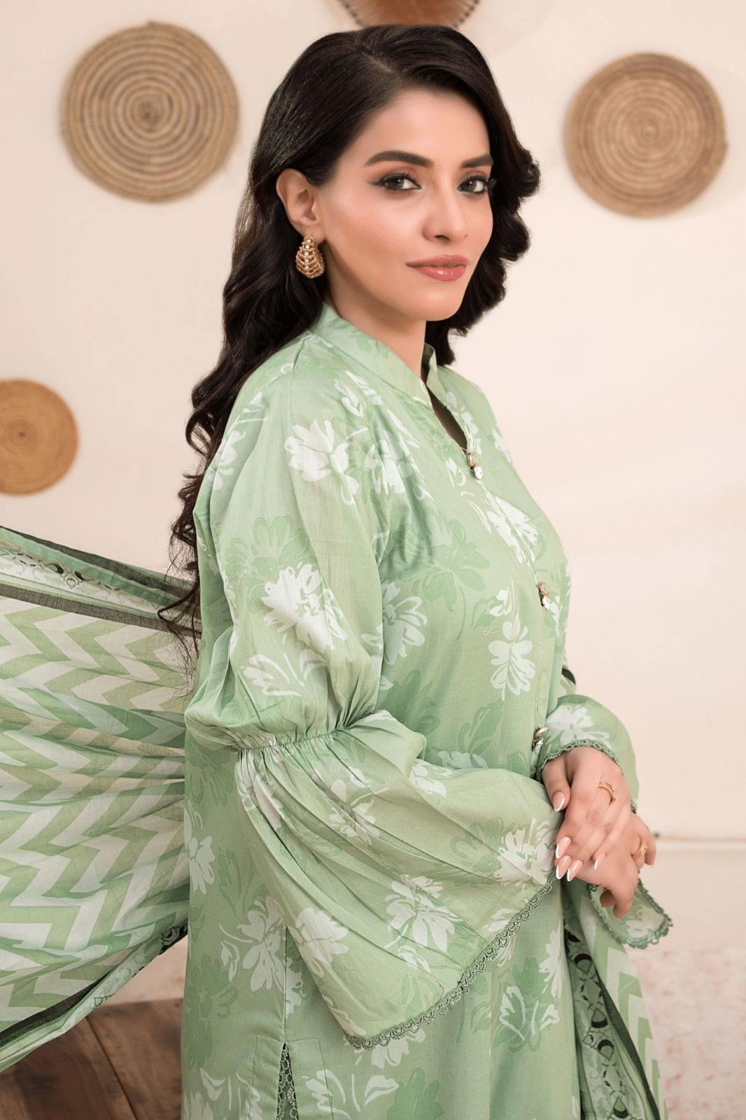 Zesh Airjet Printed Lawn 3-PC
