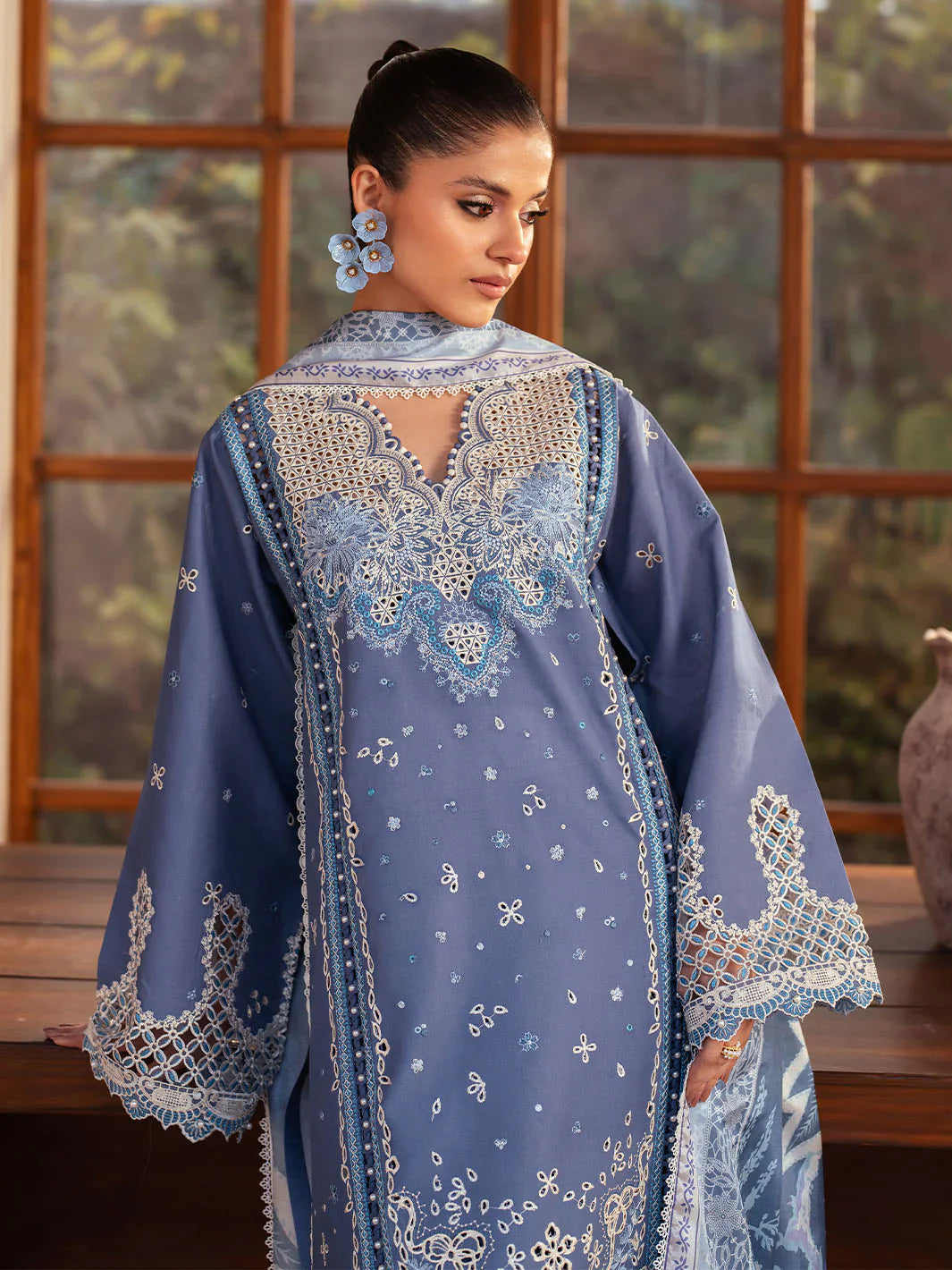 Mehroz | Bin ilyas Luxury Lawn | 3PC