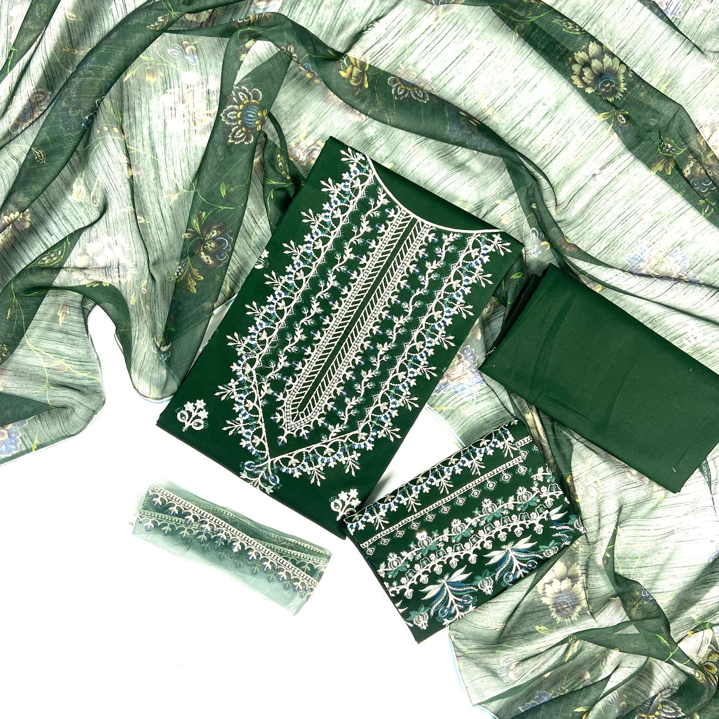Batik Embroidered Lawn 3PC