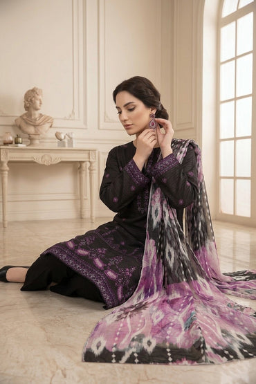 Florent By Anaya Noor Embroidered 3PC