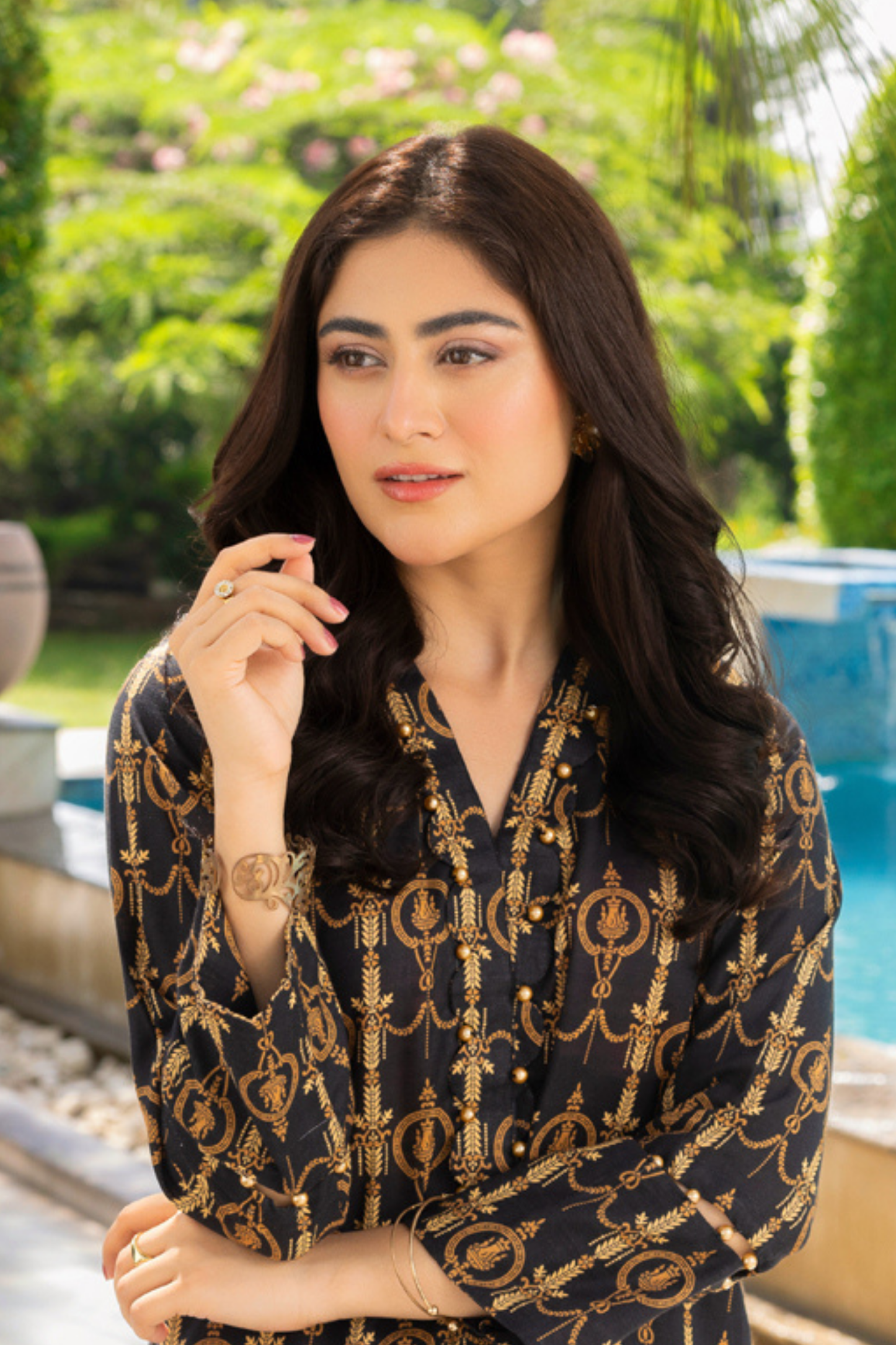 Raabi Digital Printed Khaddar 2PC