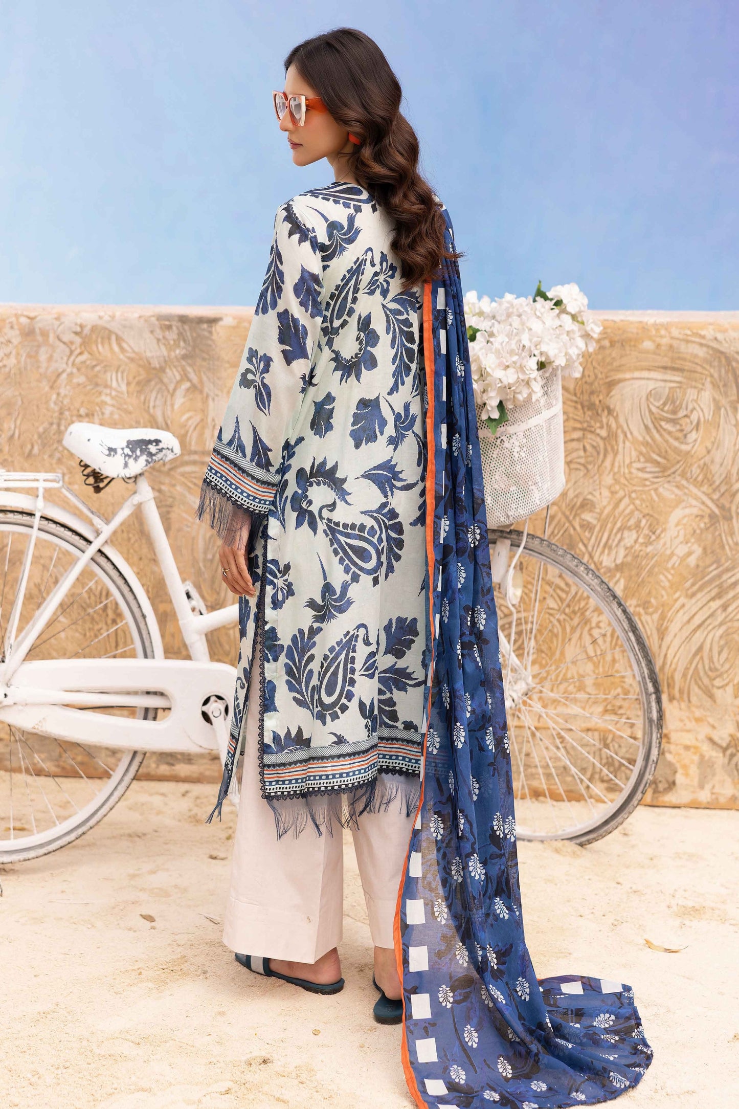 Rang Reza Digital Printed Lawn 3PC