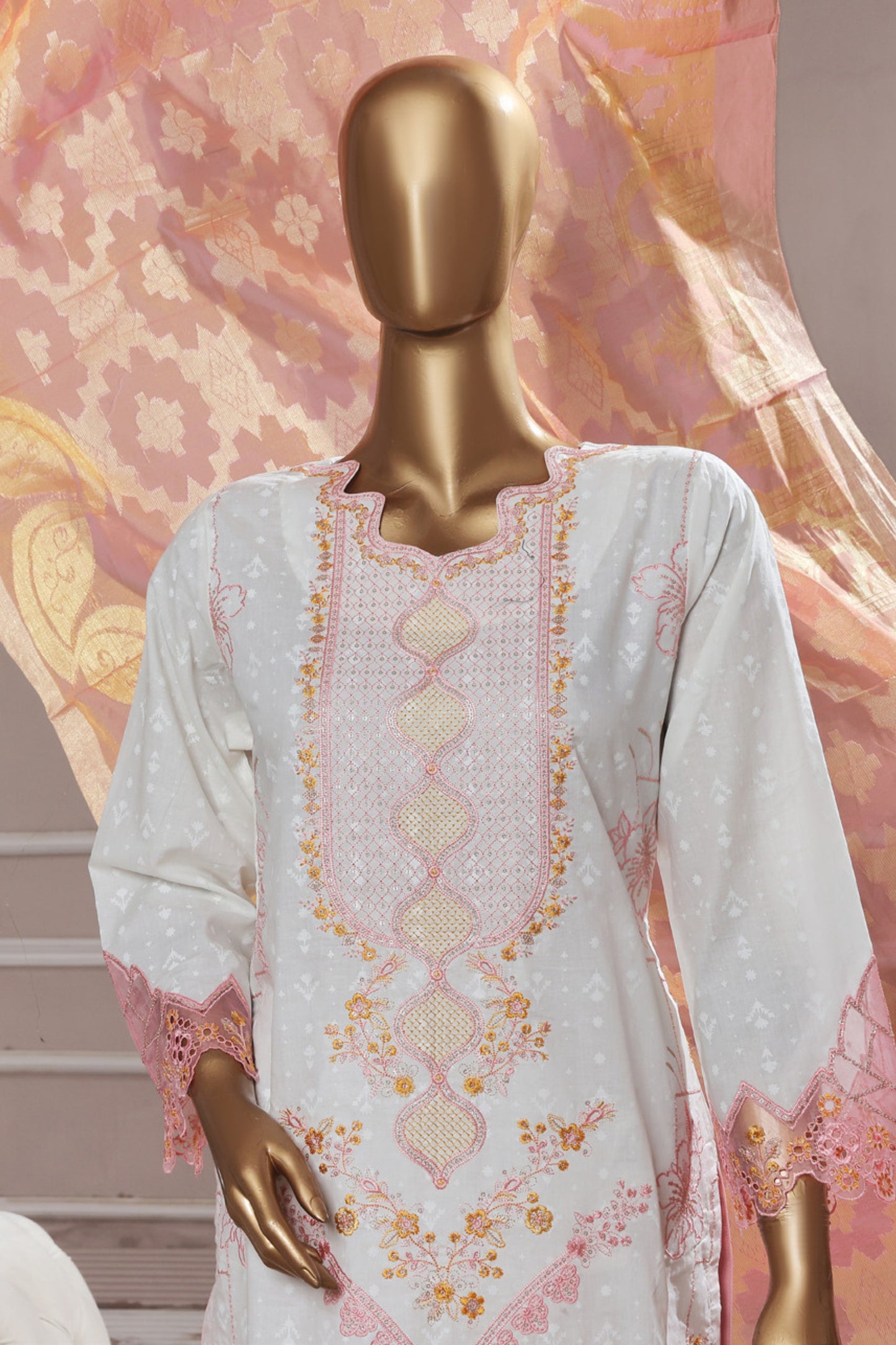 Fashion By Aifa Emb Lawn With Patches 3PC