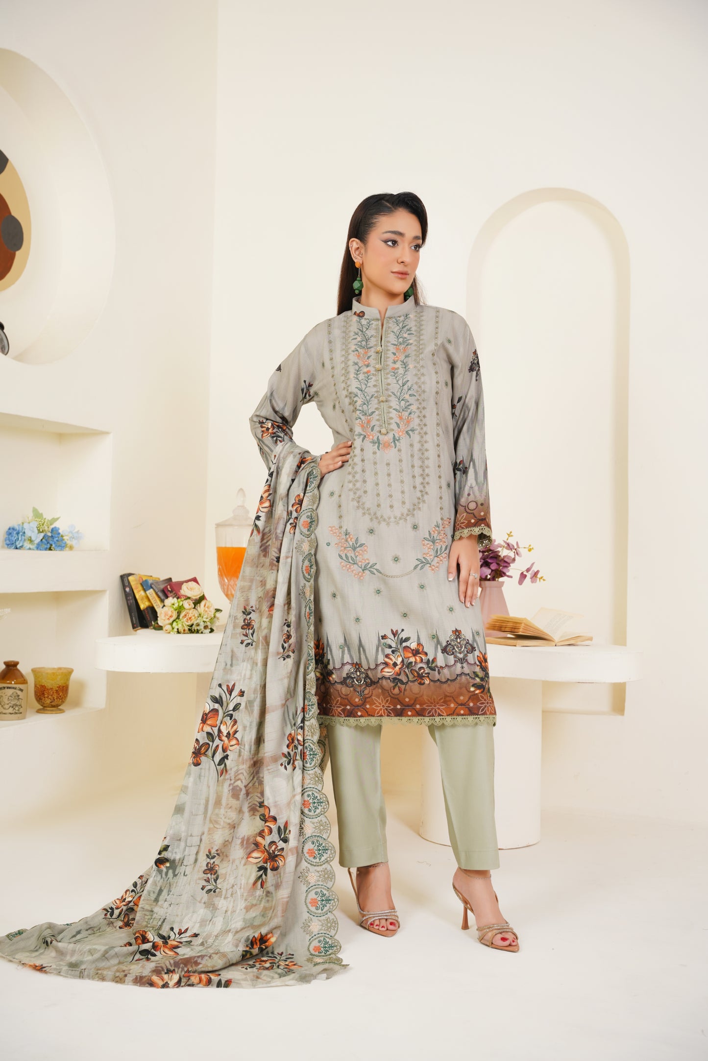 Riwayat-e-Sardi By Anaya Noor Emb Linen 3PC