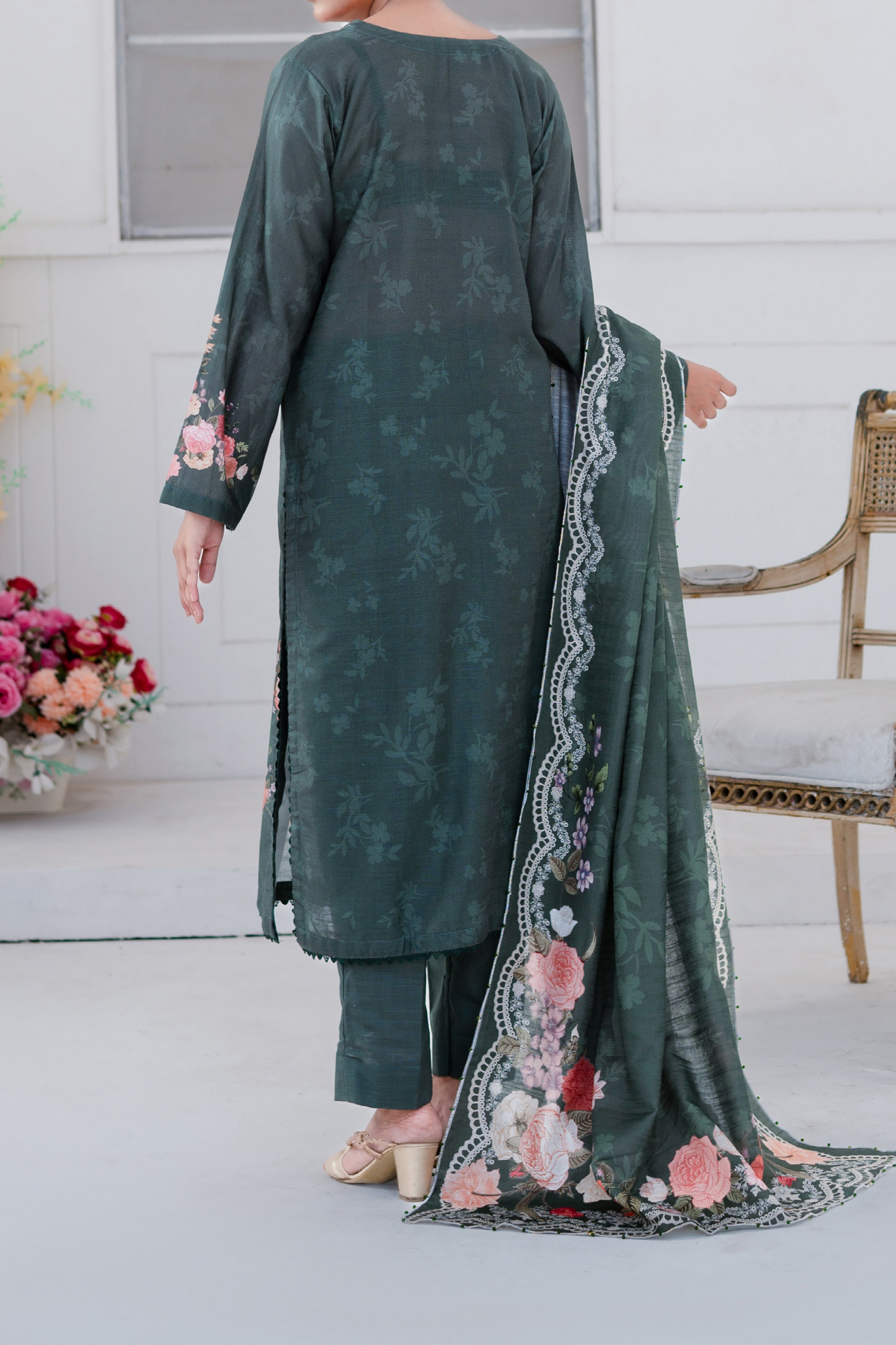 Mawra Essential Printed Khaddar 3PC