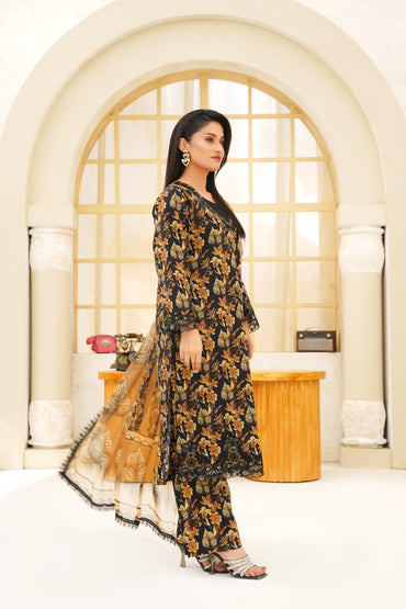 Jashn-e-Baharan By Anaya Noor Emb & Digital Printed Lawn 3PC