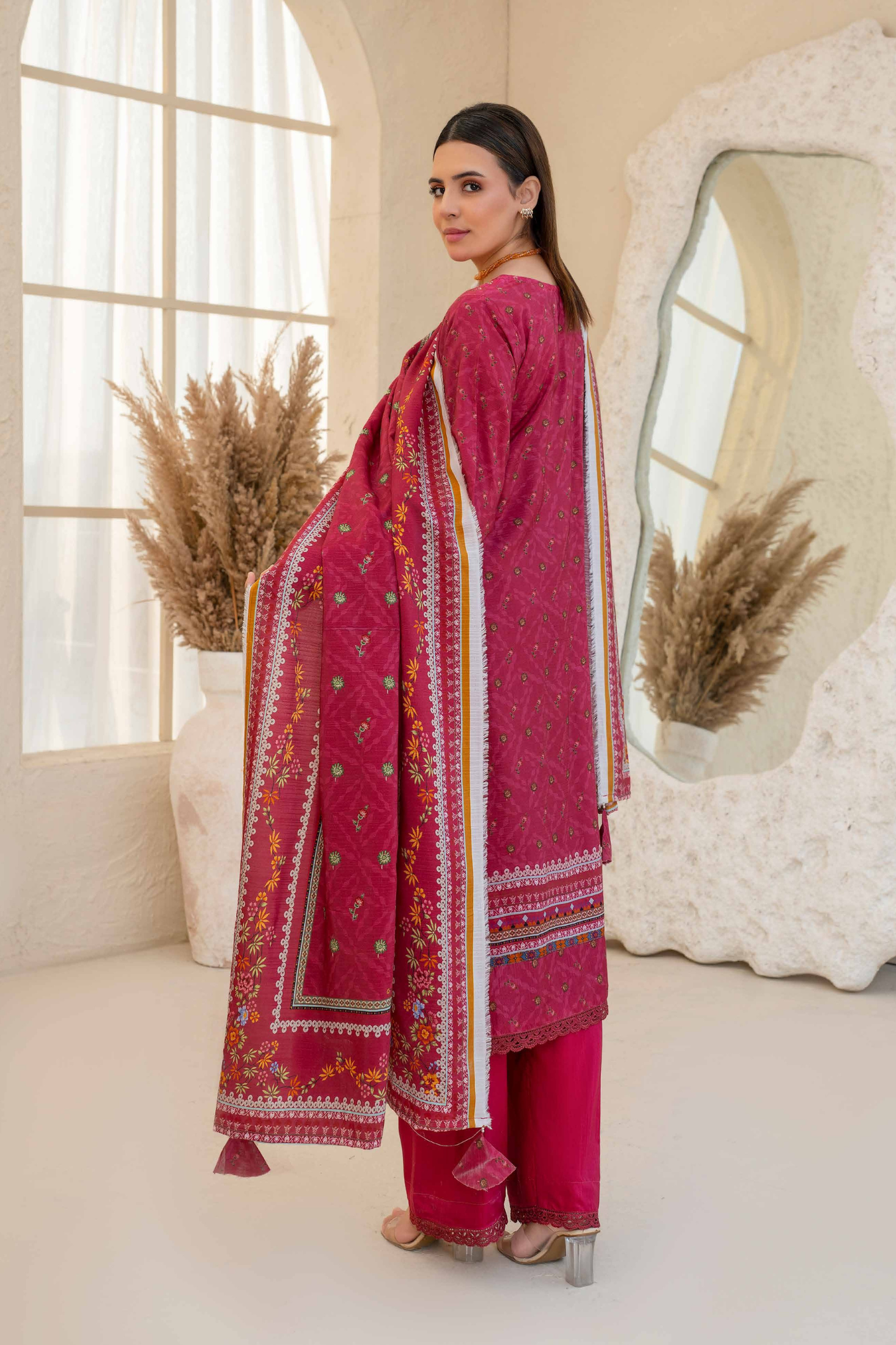 Esha Eshal by Bin Ilyas Premium Printed Viscose 3PC