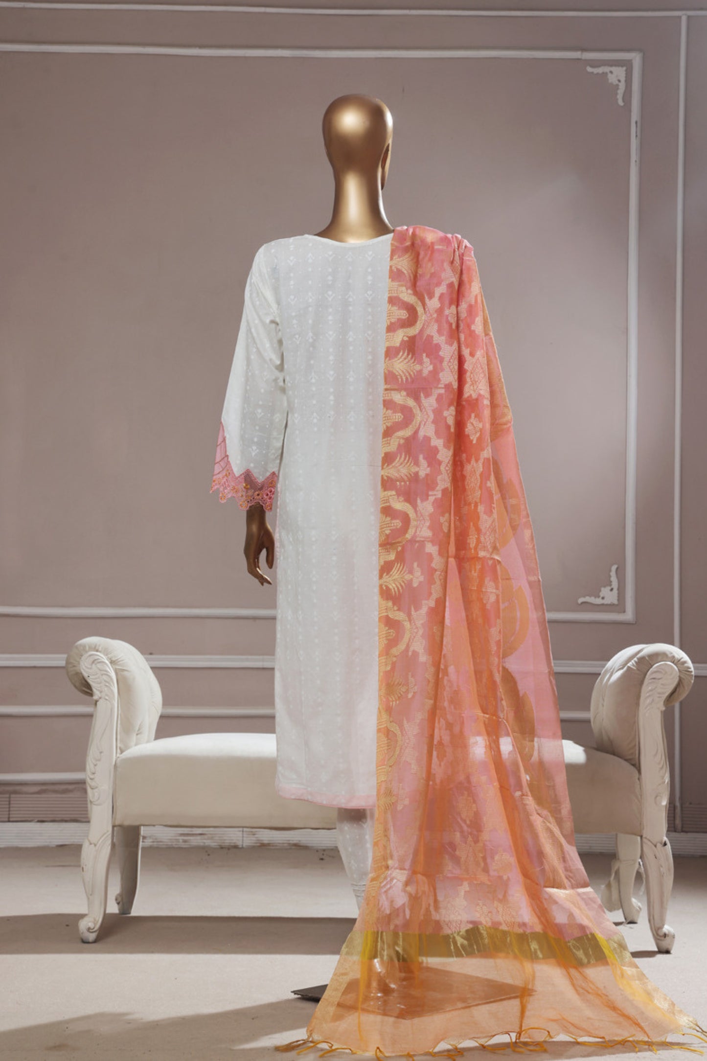 Fashion By Aifa Emb Lawn With Patches 3PC