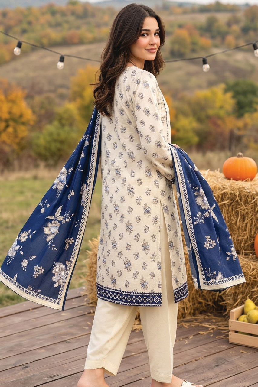 Salina By Regalia Digital Printed Khaddar 3PC
