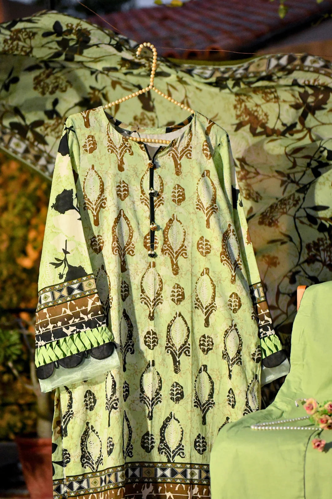 Eshay By Murahse Printed Doria Lawn 3-PC