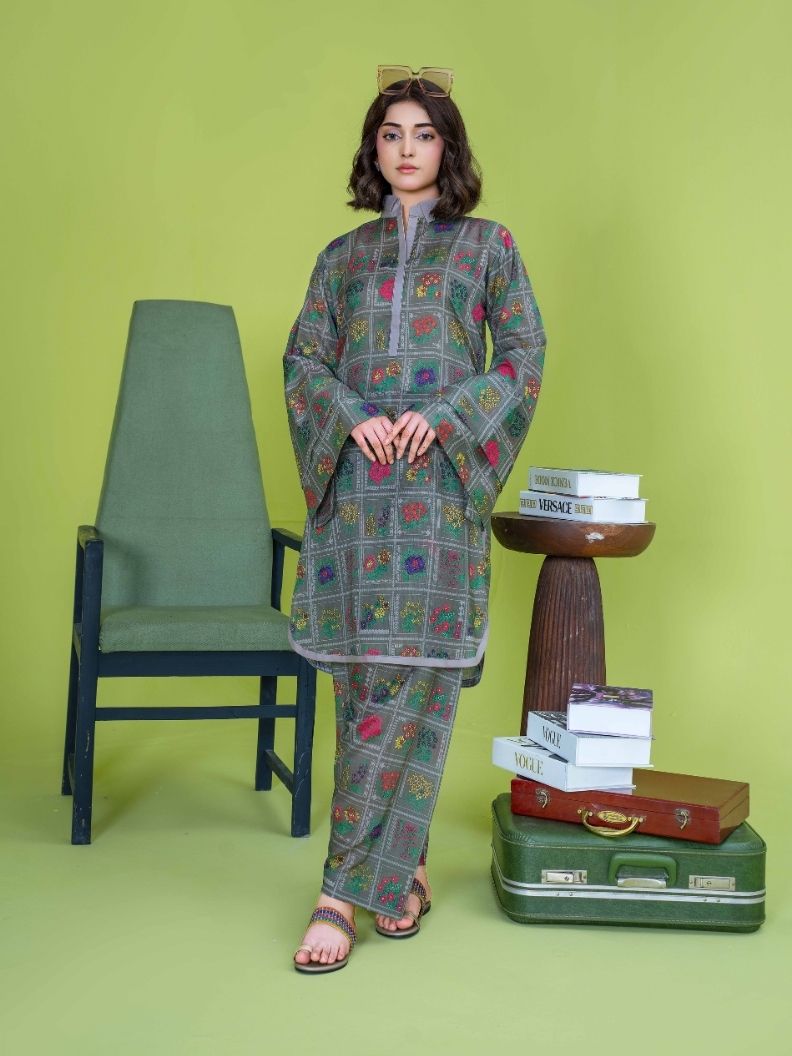 Zaira Premium Printed Lawn 2PC