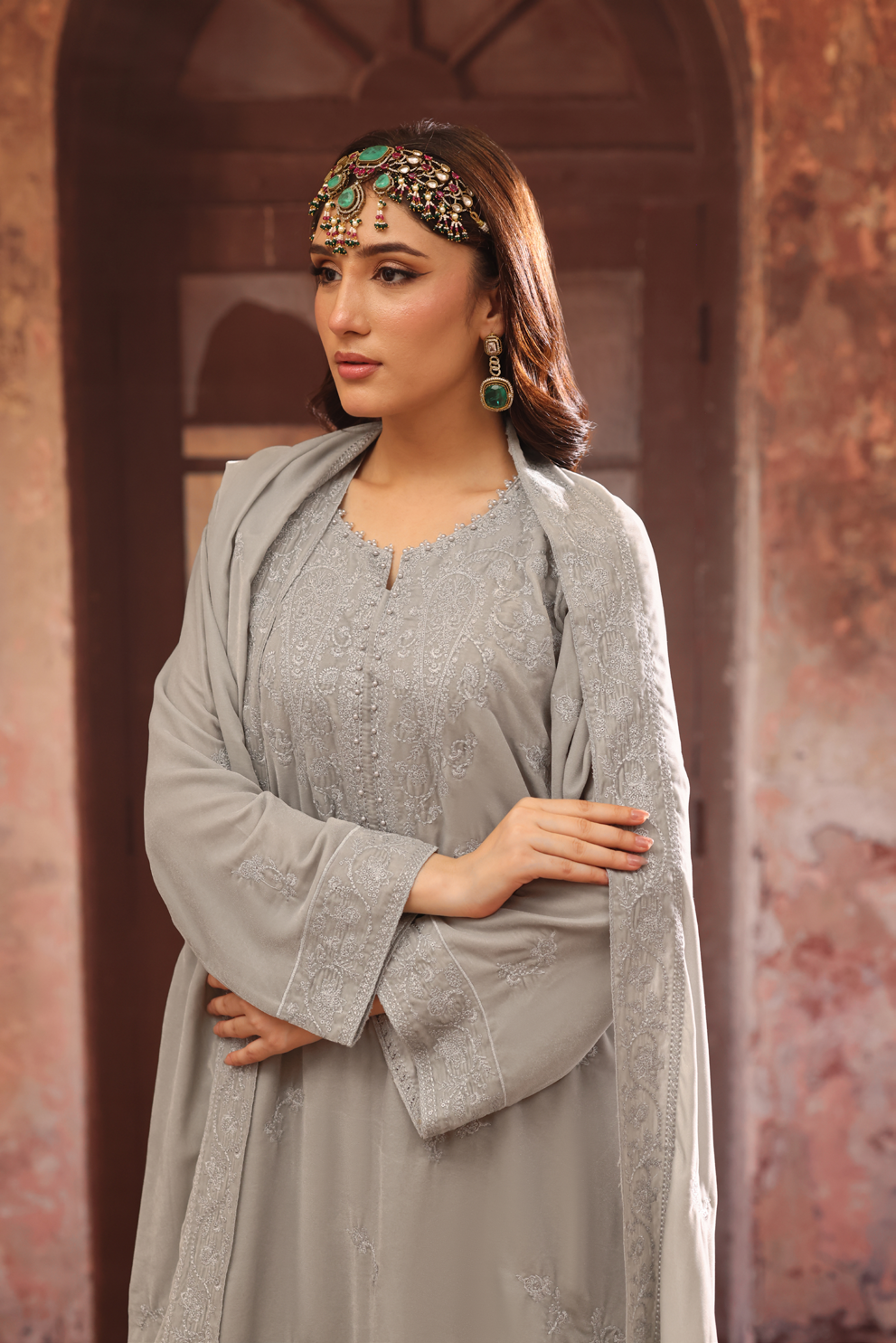 Makhmal By Zarineh Luxury Embroidered Velvet 3PC