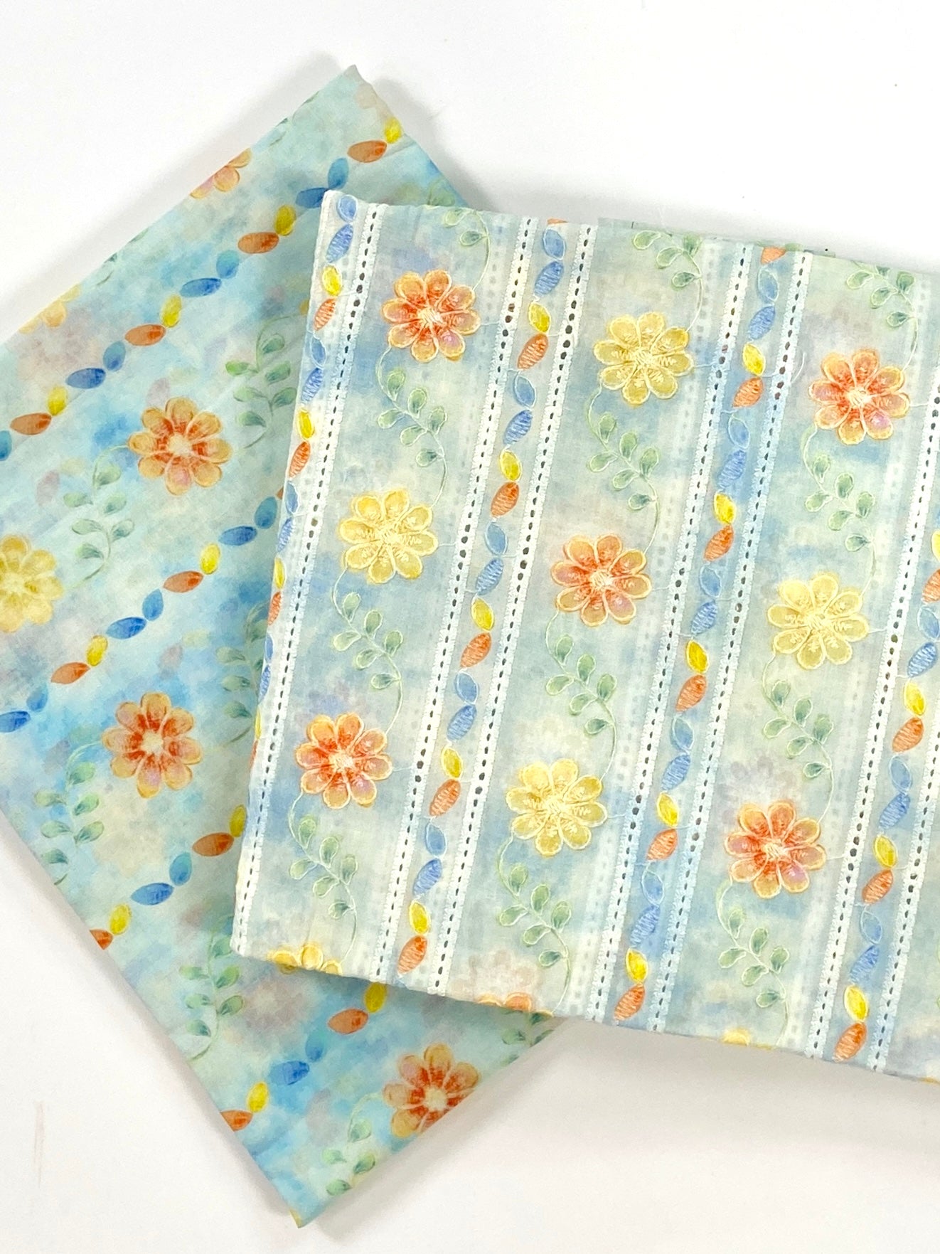 Imported Chikenkari Digital Lawn 2PC