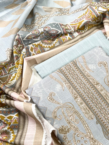 Mausummery Digital Printed Khaddar 3PC