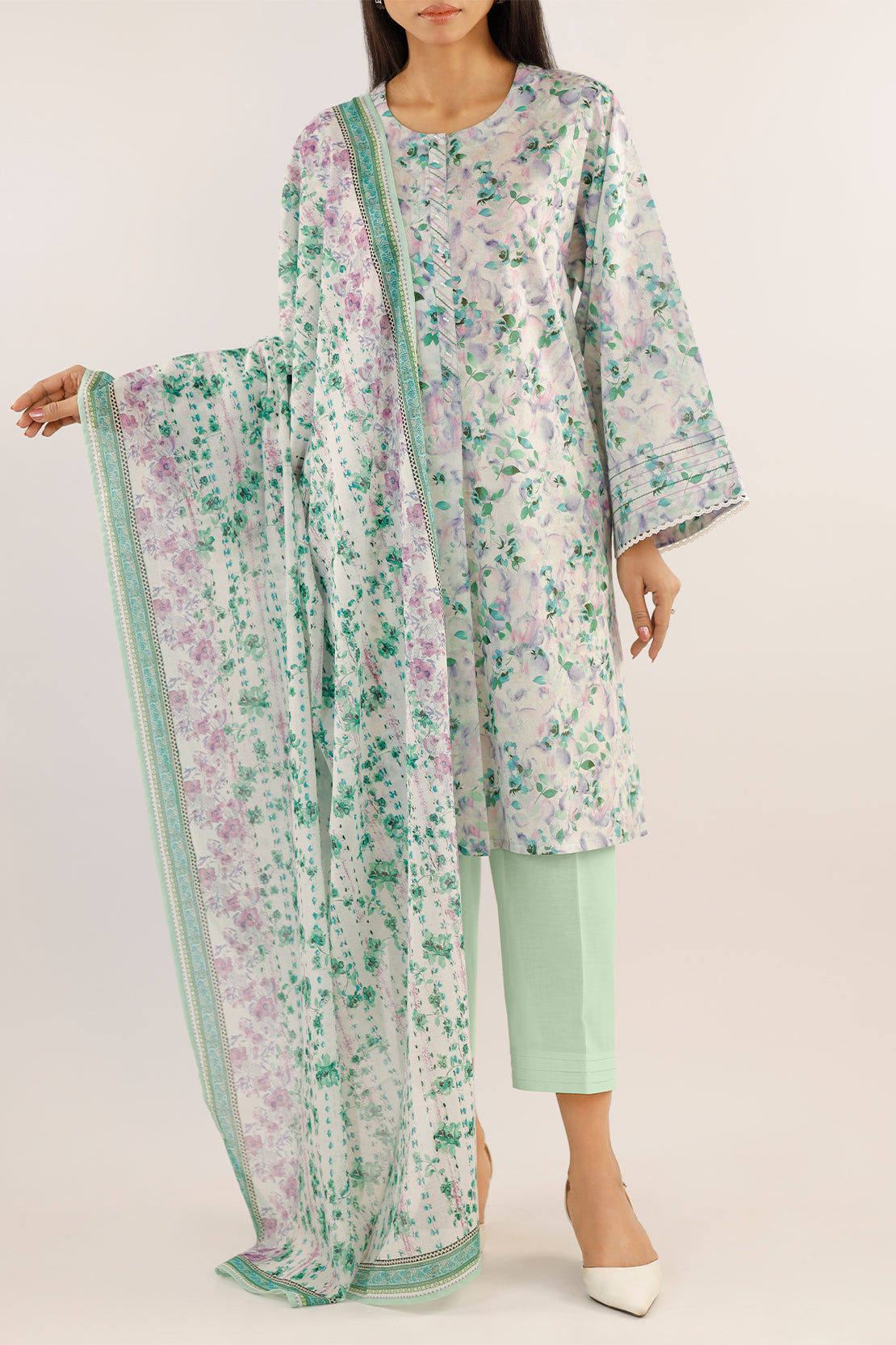 Saya Printed Premium Lawn 3-PC