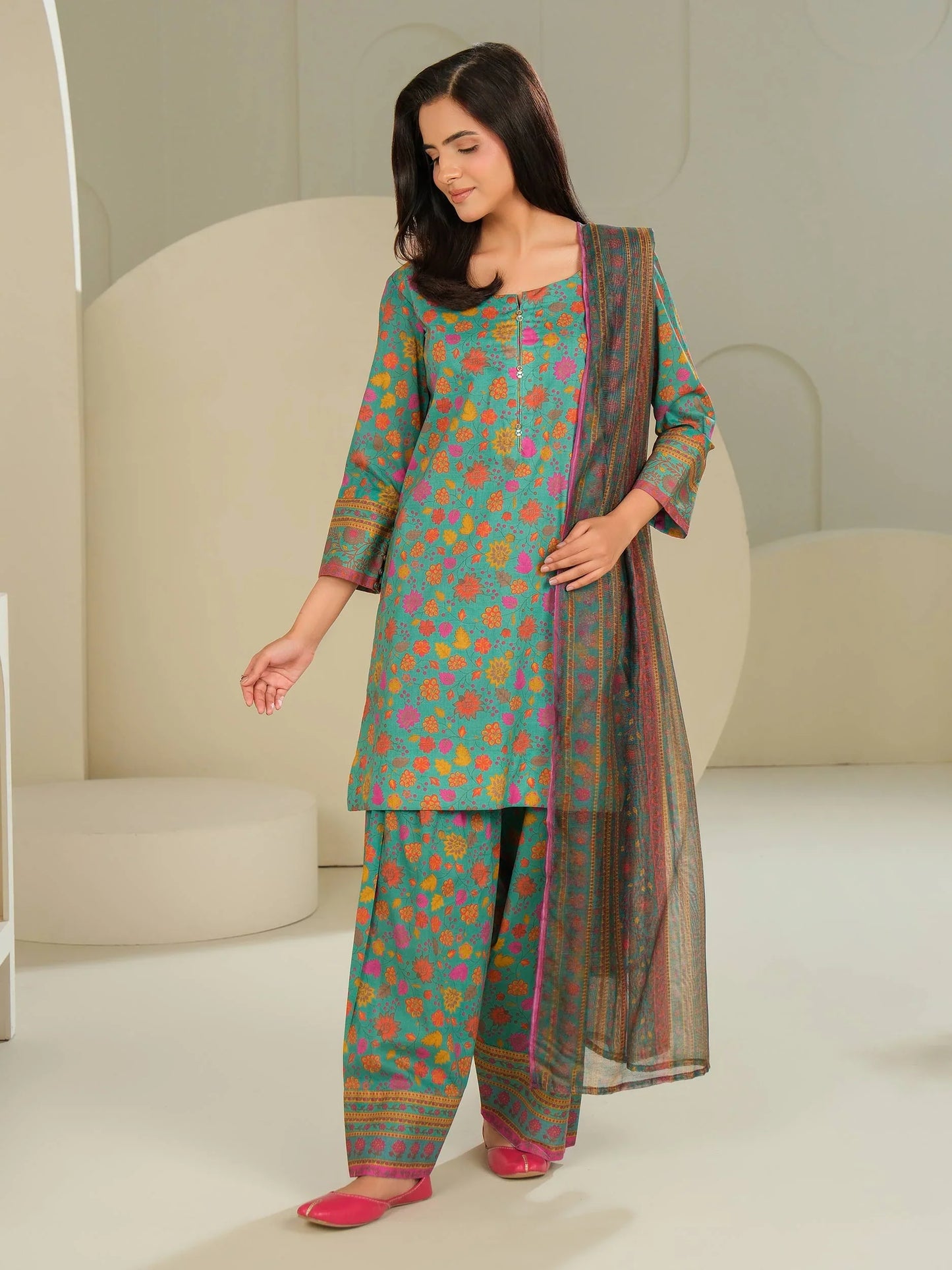 Limelight Printed Lawn 3PC