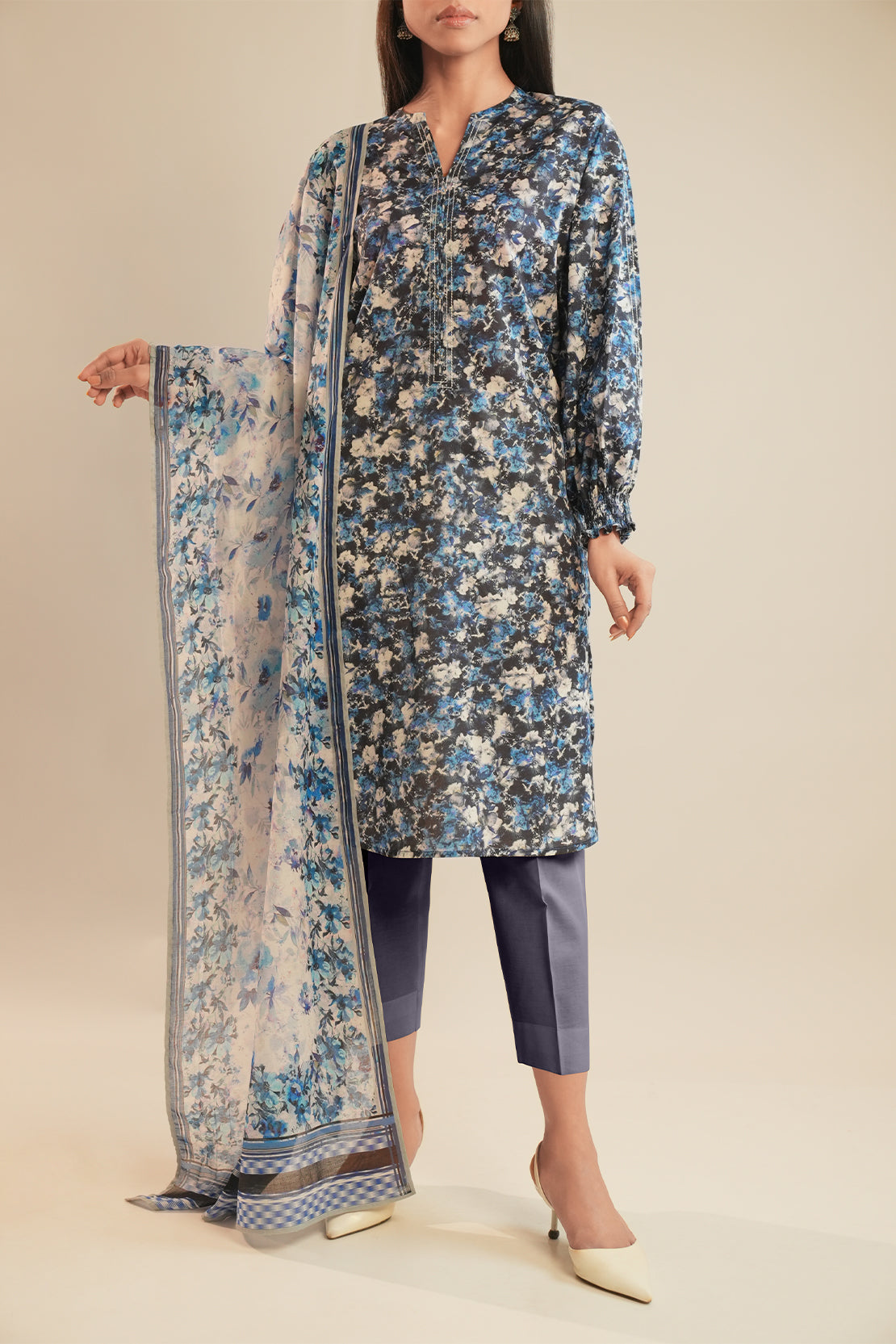 Saya Printed Premium Lawn 3-PC
