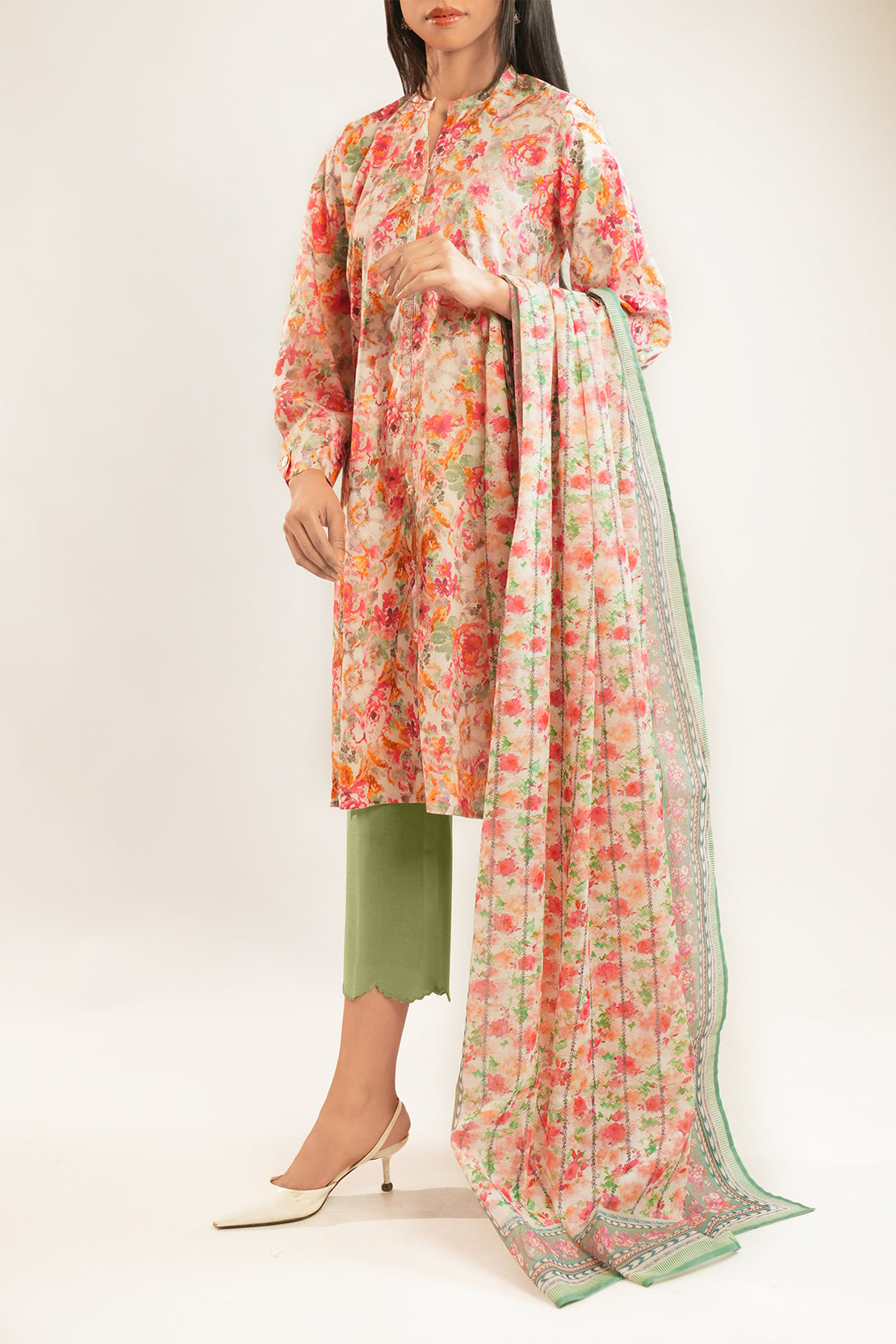 Saya Printed Premium Lawn 3-PC