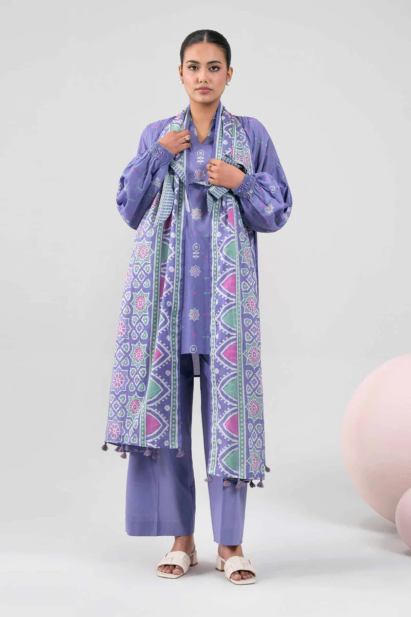 Nishat Digital Printed Lawn 3PC