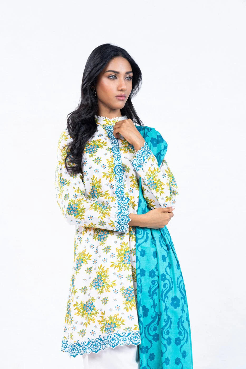 Alkaram Printed Lawn 3-PC