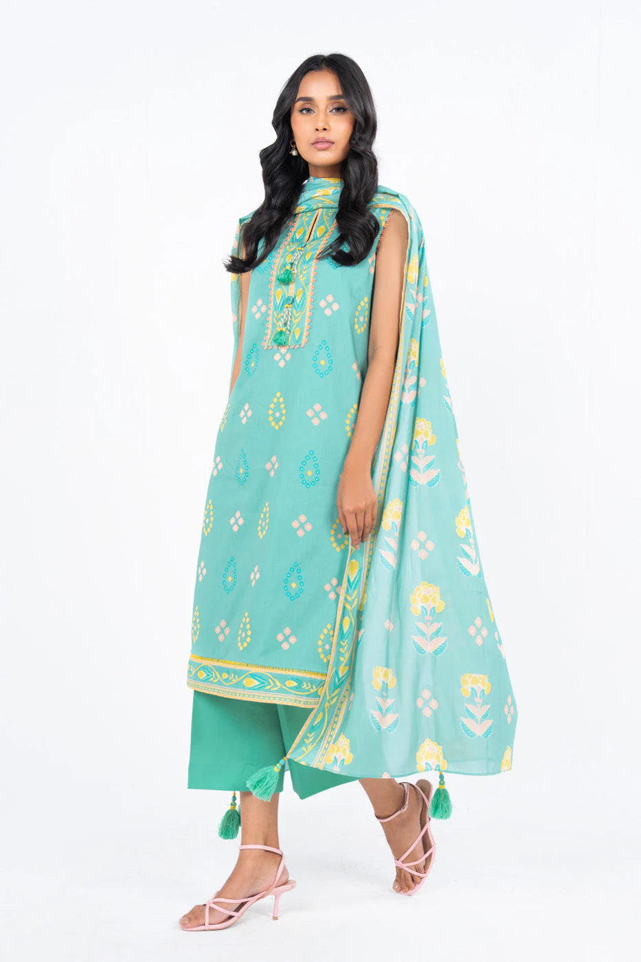 Alkaram Printed Lawn 3-PC