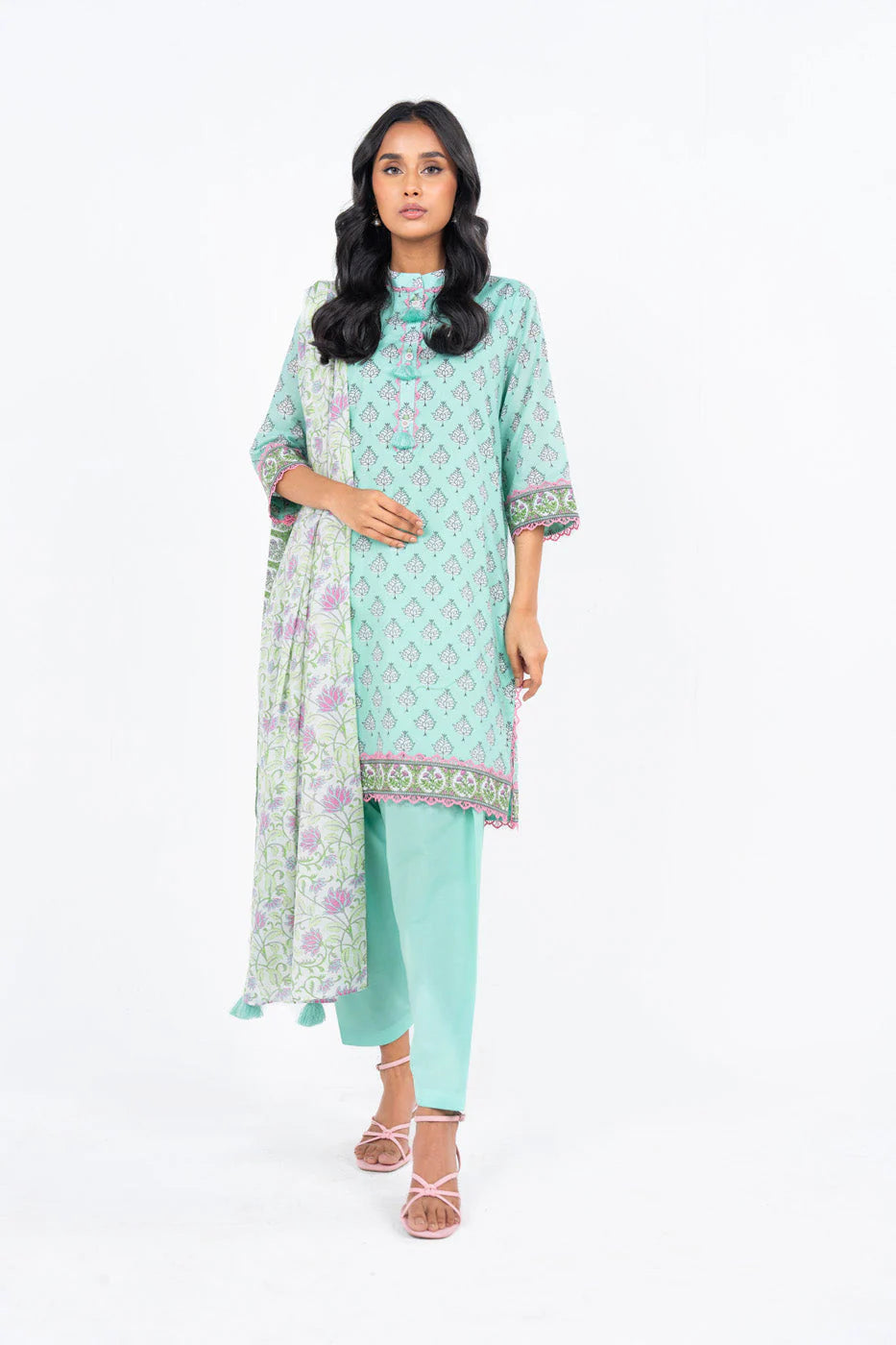 Alkaram Printed Lawn 3-PC