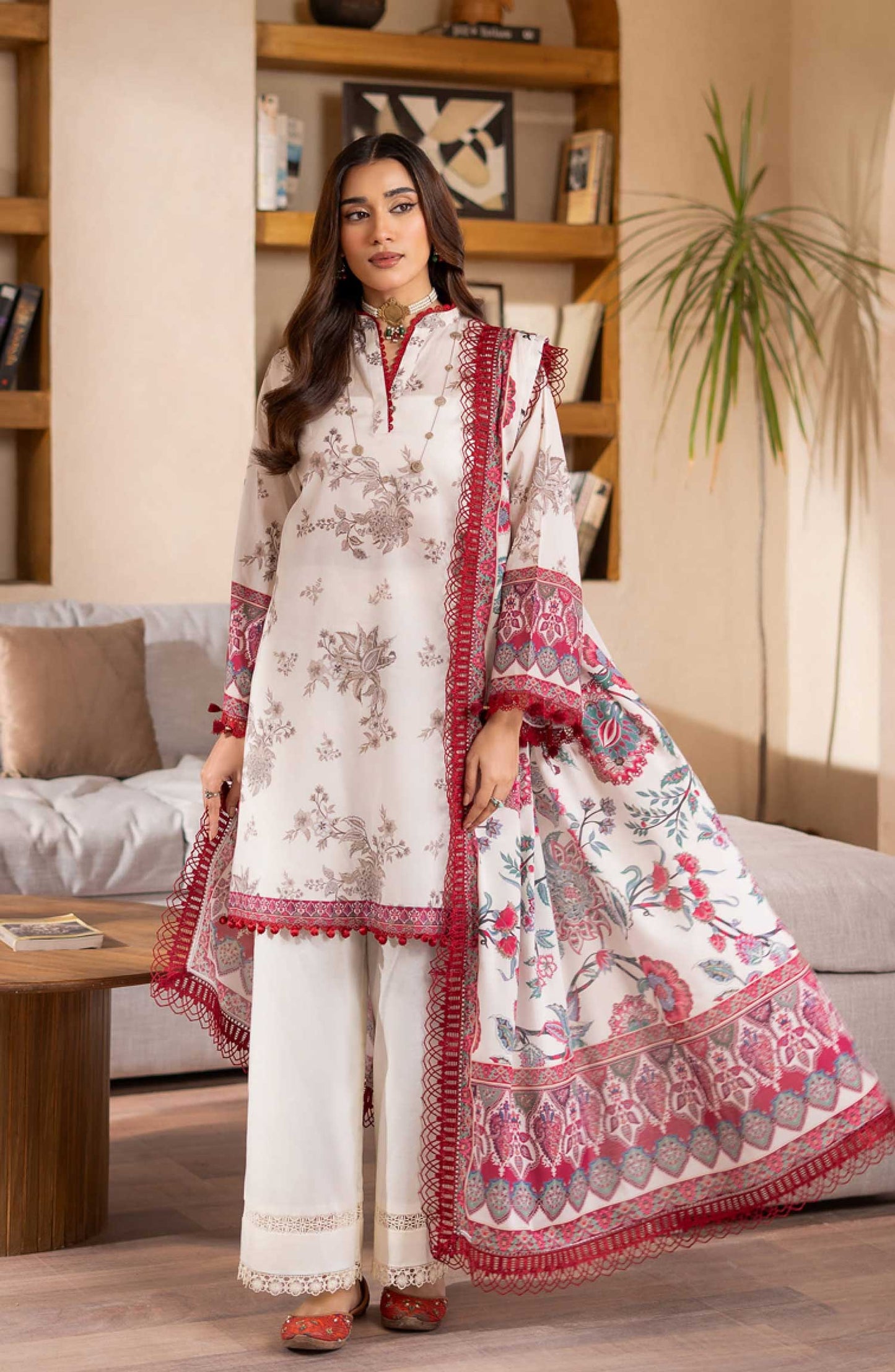 Mausummery Printed Lawn 3-PC