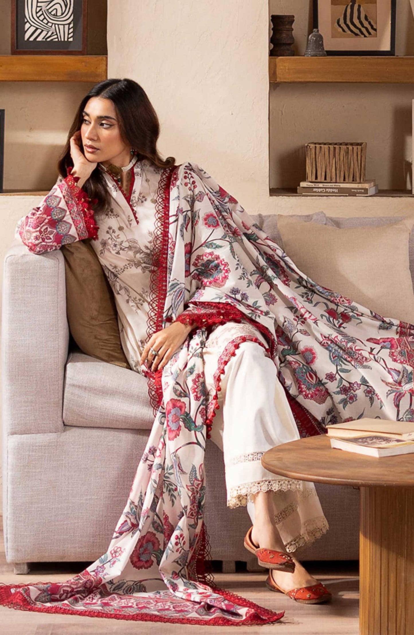 Mausummery Printed Lawn 3-PC