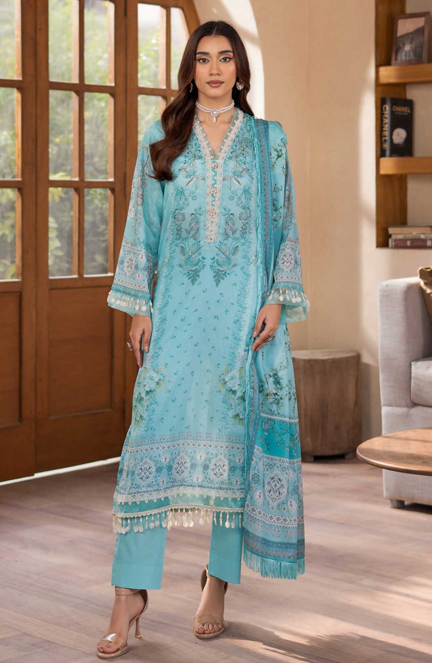 Mausummery Printed Lawn 3-PC