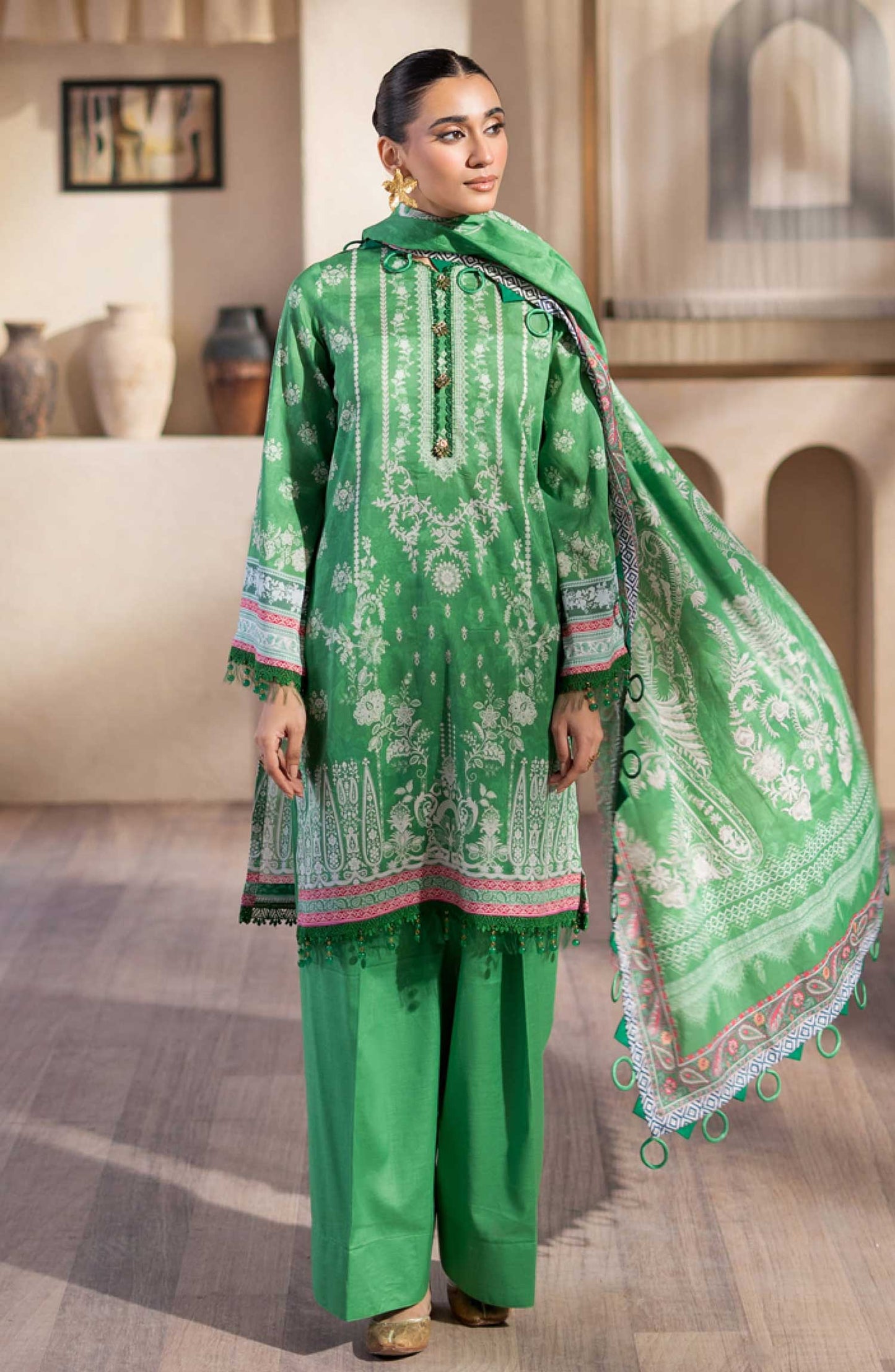 Mausummery Printed Lawn 3-PC