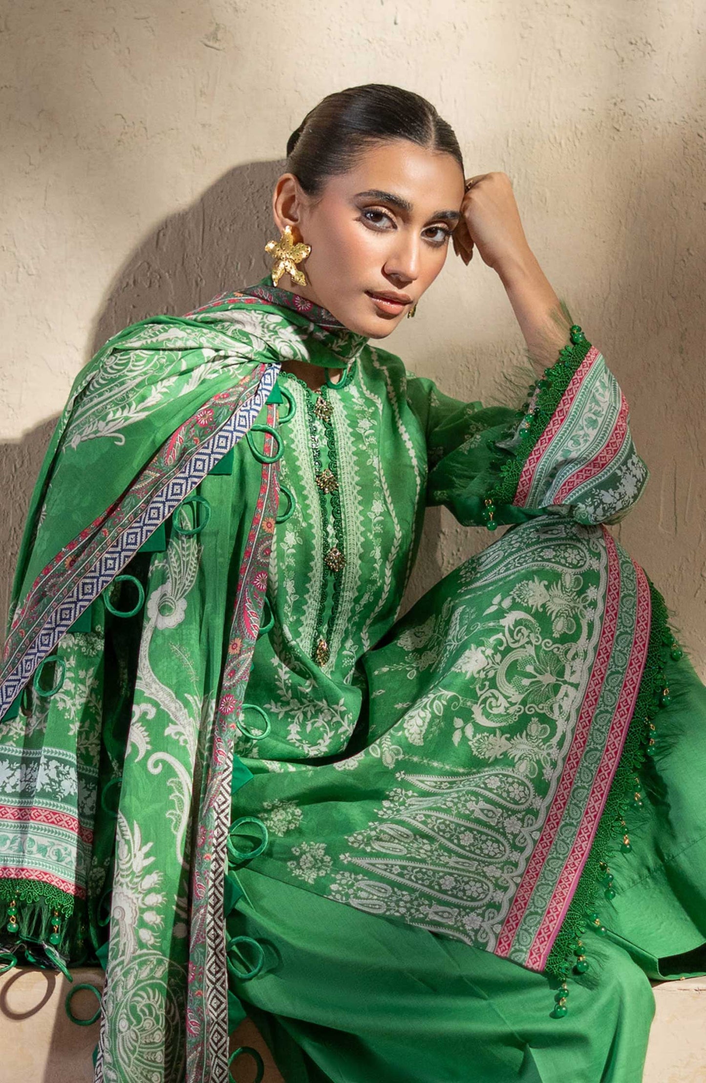 Mausummery Printed Lawn 3-PC