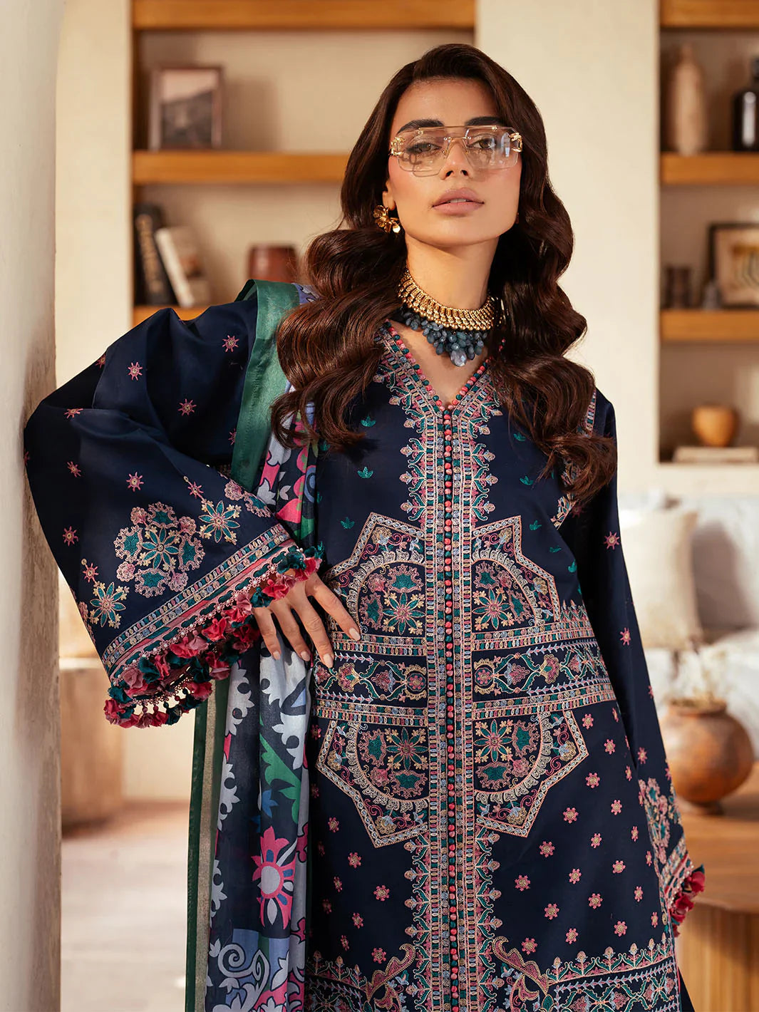 Mehroz | Bin ilyas Luxury Lawn | 3PC