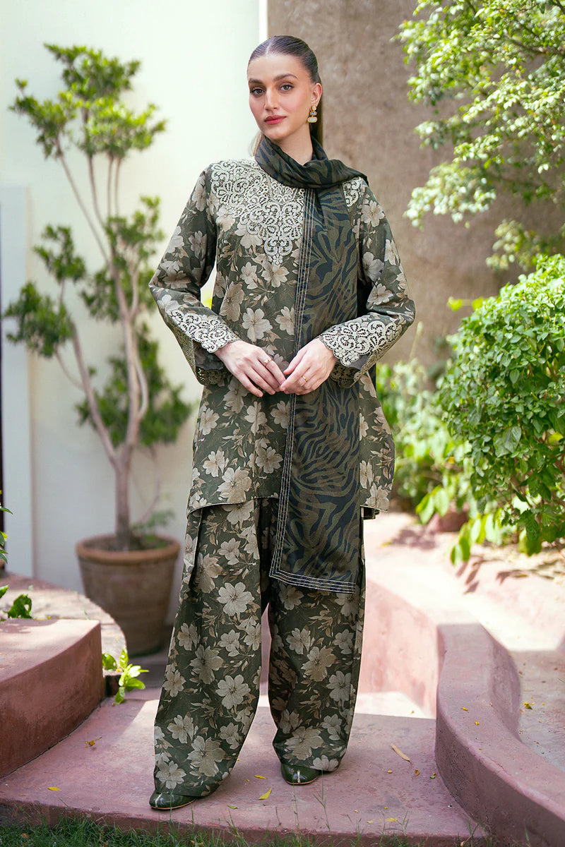 Baroque All Over Digital Printed Lawn 3-PC