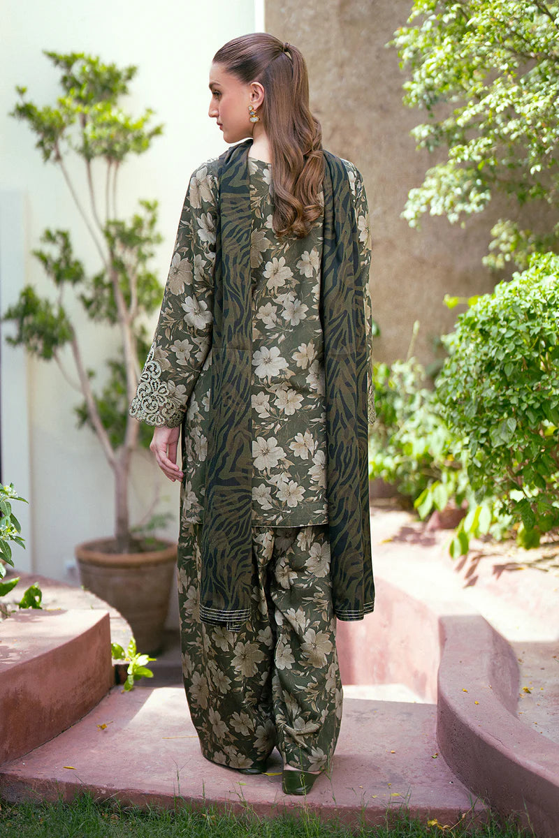 Baroque All Over Digital Printed Lawn 3-PC
