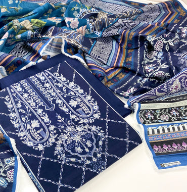 Mausummery Digital Printed Khaddar 3PC