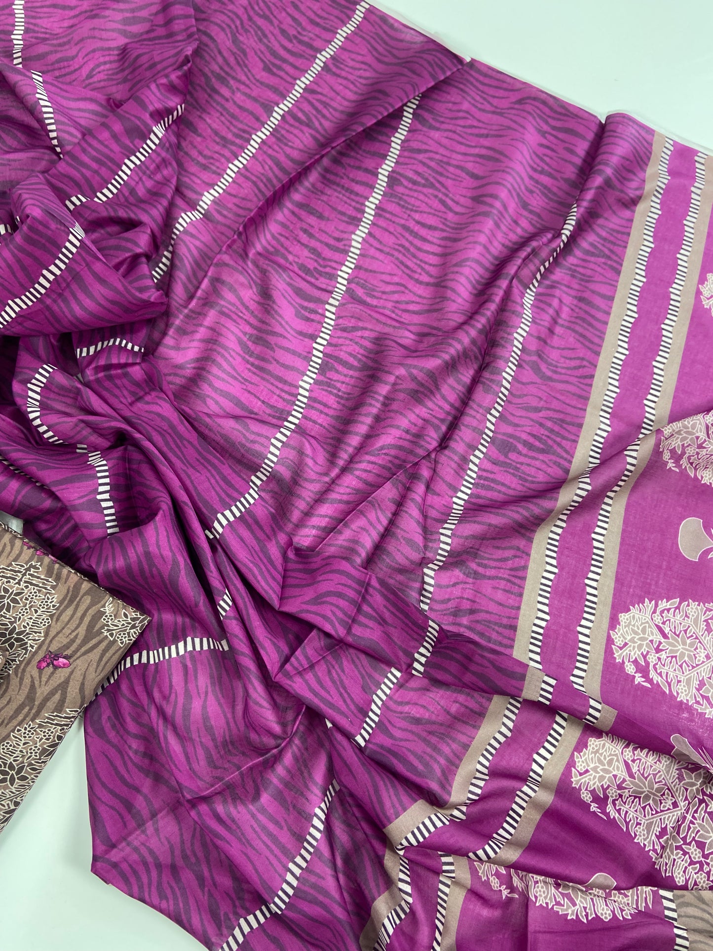 Baroque All Over Digital Printed Lawn 3-PC