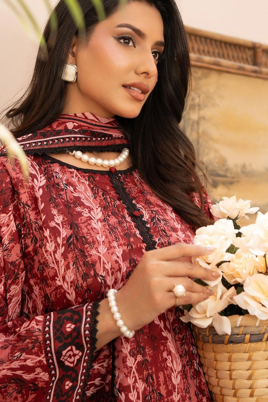Zesh Printed Lawn 3-PC