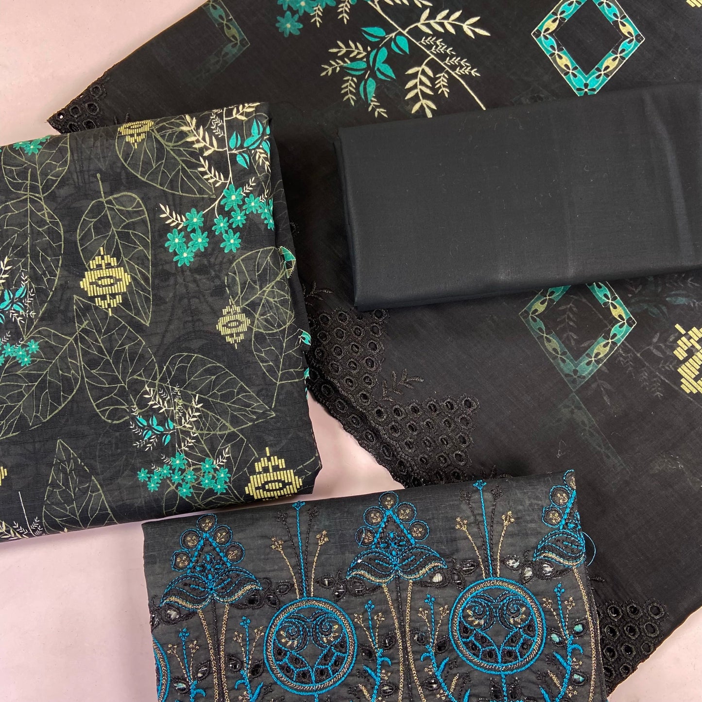 Narkins Bana Doria Boring Embroidered 3-PC