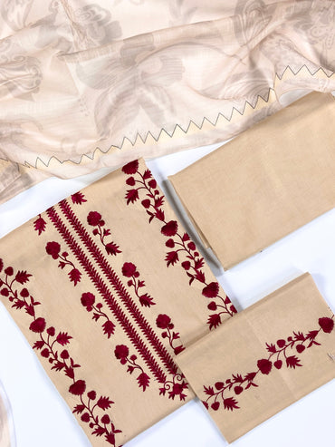 Aizel Luxury Embroidered Lawn 3PC