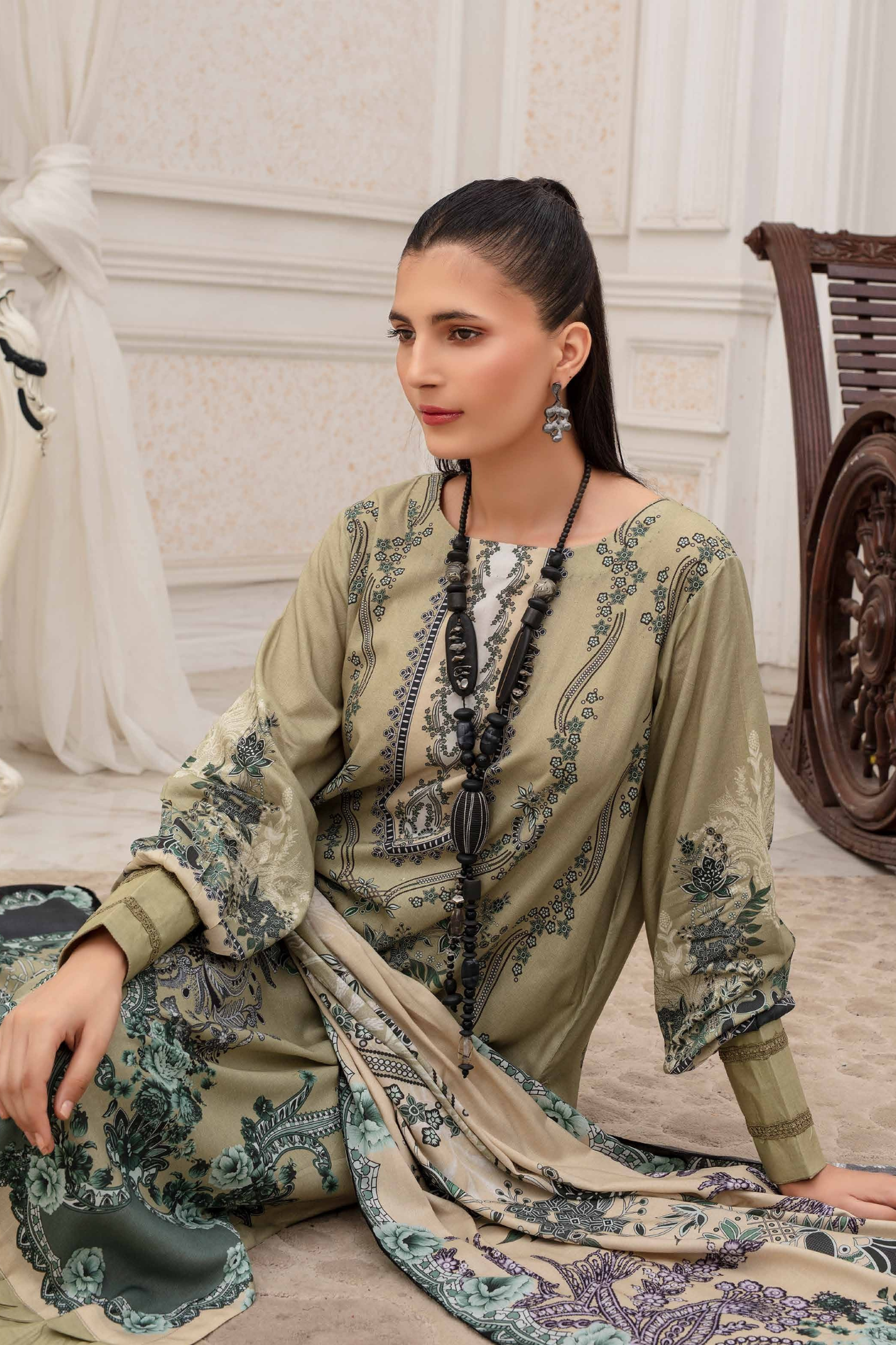 Fabiha By Feroza Digital Printed Linen 3PC