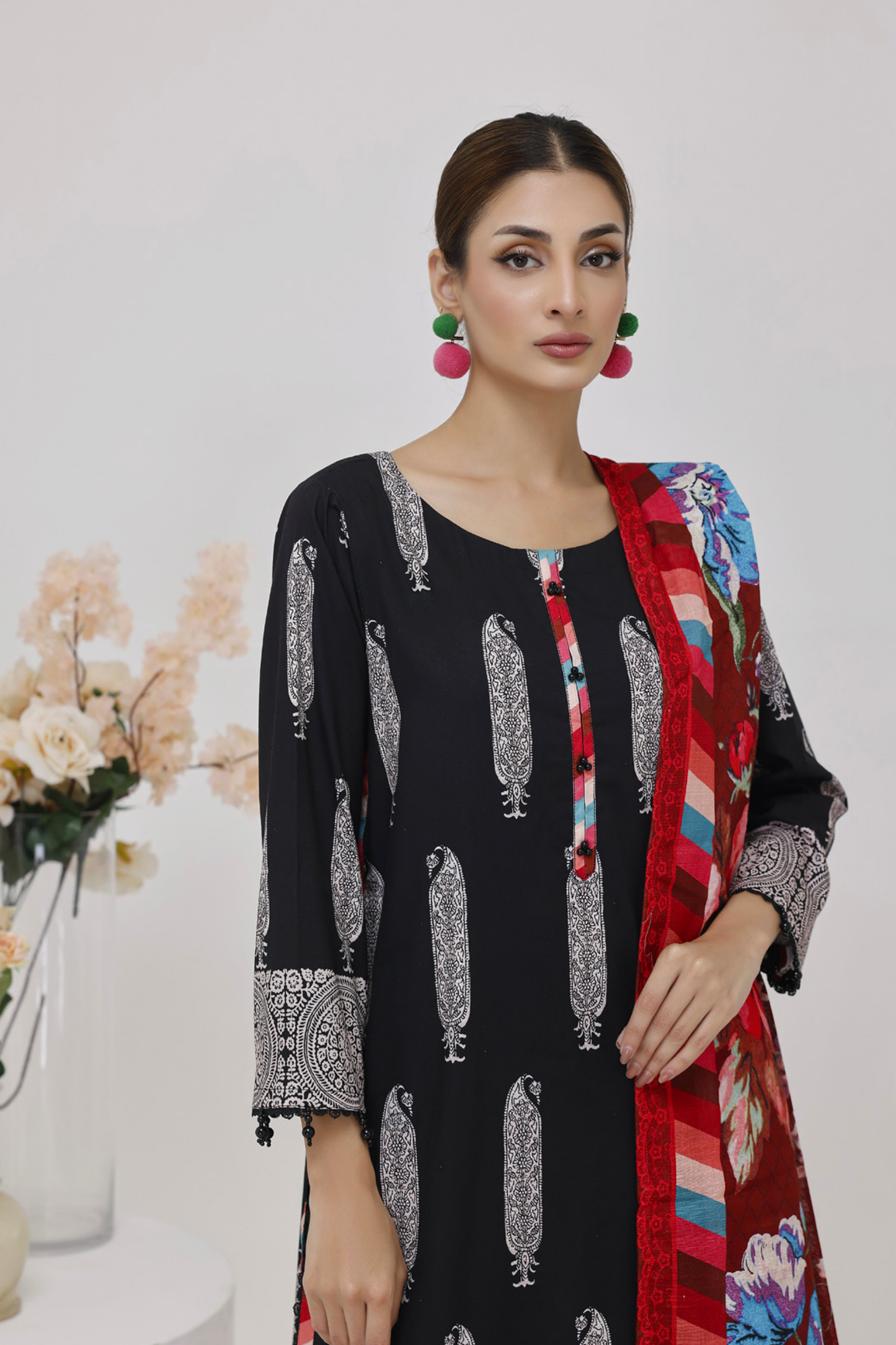 Salina Digital Printed Linen 3PC