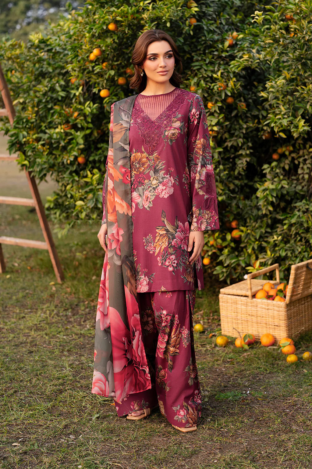 Iznik Tana Dora Digital Printed 3PC